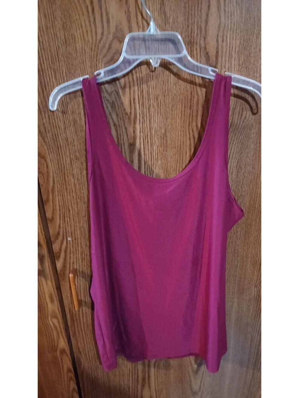 Juniors No Boundaries Burgundy Tank Top Size XXXL (19) - Picture 2 of 2
